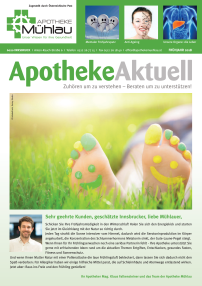 Kundenzeitung Frühling 2018 Apotheke Mühlau