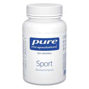 Weißer Kunststoffbehälter mit blauer Beschriftung, enthält Nahrungsergänzungsmittel für Sportler.