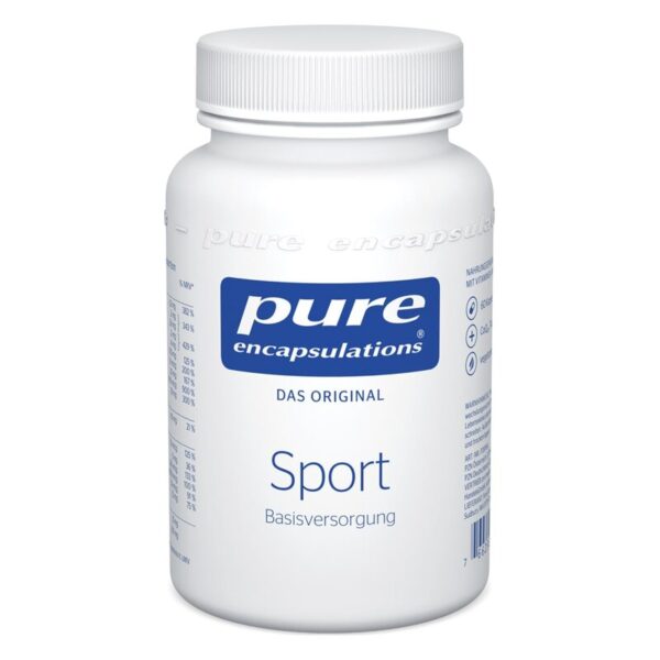 Weißer Kunststoffbehälter mit blauer Beschriftung, enthält Nahrungsergänzungsmittel für Sportler.