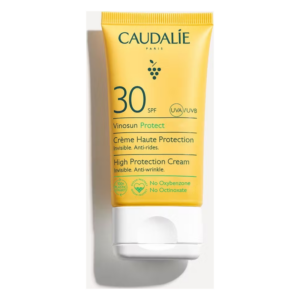 Sonnenschutzcreme mit LSF 30 in gelber Tube, bietet hohe Schutzwirkung gegen UV-Strahlen, anti-aging Wirkung.