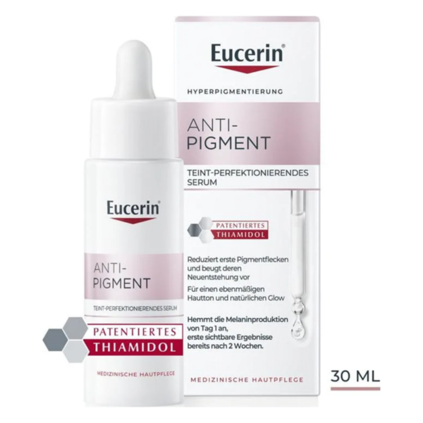 Eucerin Anti-Pigment Serum, 30 ml, zur Reduzierung von Pigmentflecken und für einen ebenmäßigen Teint.