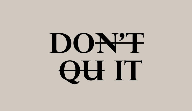 don t quit message 5238670