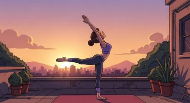 yoga woman terrace sunrise 9881413 yoga woman terrace sunrise 9881413